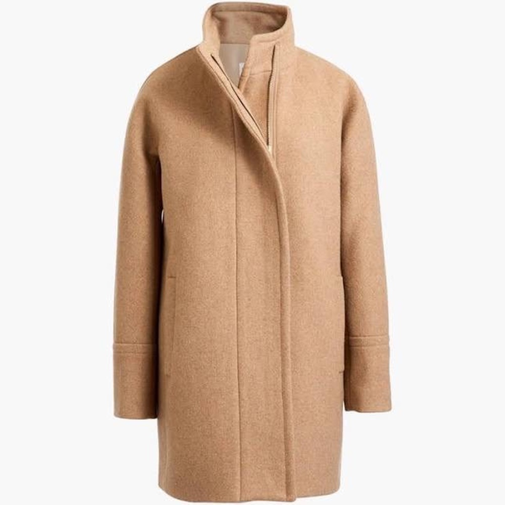 Women’s J Crew Tan Zip Coat